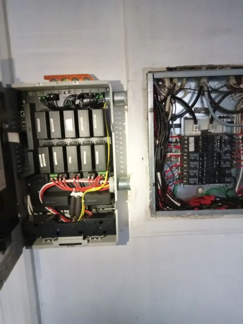 Electrical panel upgrade completed for Carbon Monoxide Detector Installation in Nocona